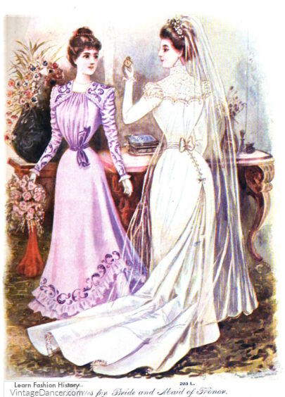 1890s wedding dress Victorian wedding gown