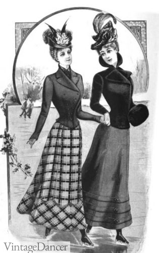 1900 Skating Skirts Edwardian