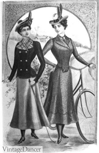 1900 Bicycle sport suits women