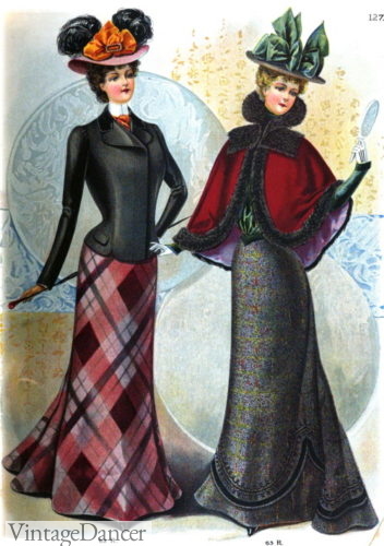 1900 Tulip Skirts Edwardian