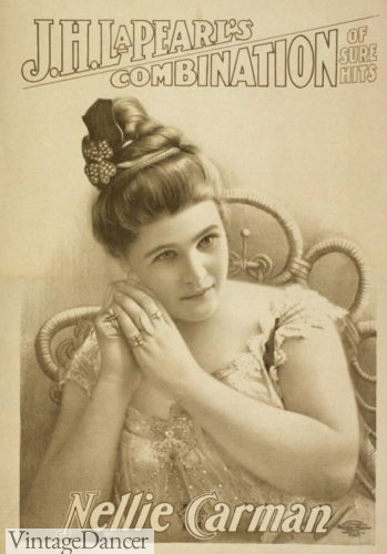 1900s Edwardian Plus Size Fashions, Vintage Dancer