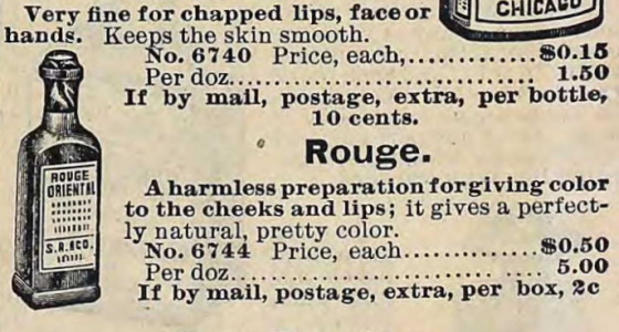 1900 makeup liquid rouge