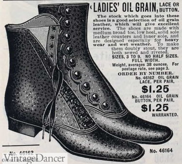 1900 oil skin textured boots ladies women