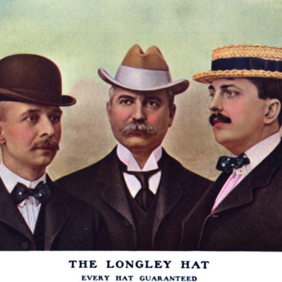 1900s Men’s Hat Styles, Edwardian Era