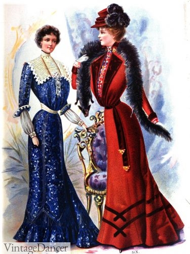 1909 reception dresses