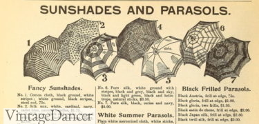 Make a Victorian Carriage Parasol | Victorian Parasol History, Vintage Dancer
