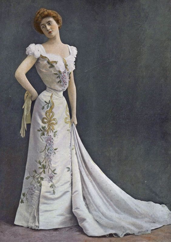 1900s evening gown
