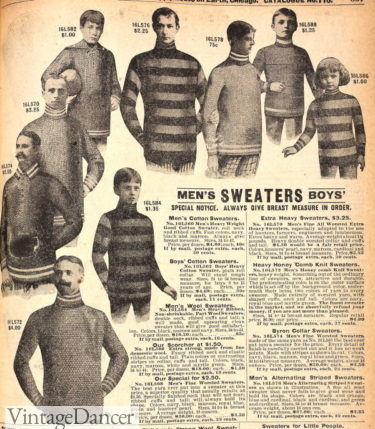 1900s mens sweaters knitwear jumpers cardigans jerseys