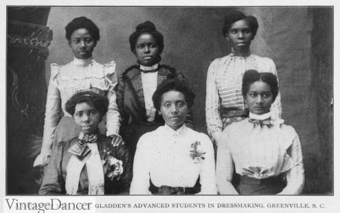 1900s -1910s Black Fashion, Edwardian African American Clothing Photos