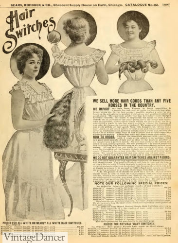 1902 Slips lingerie hair styling
