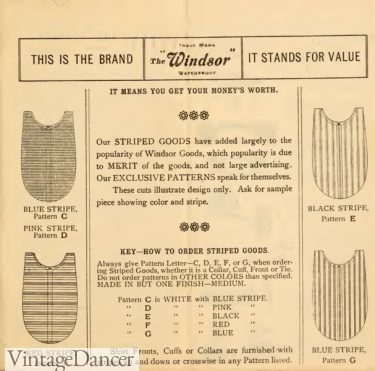 1902 mens dickie shirt false front bib bosom