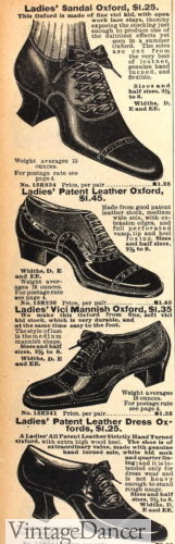 Edwardian Shoes Styles, 1900s Shoes & Boots for Women