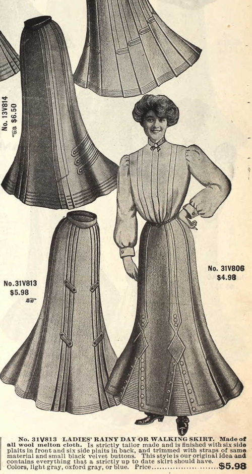 Edwardian Skirts History 1900 1910s