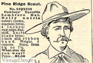 Pine Ridge Scout hat 1903