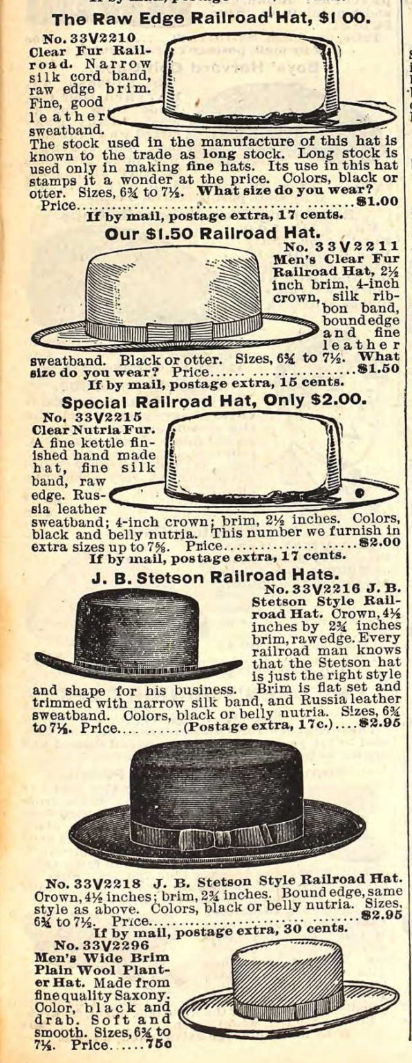 1900s Men's Hat Styles, Edwardian Era
