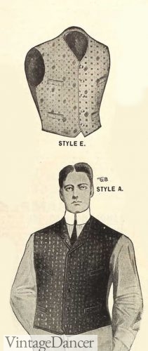 1903 waistcoats mens fancy