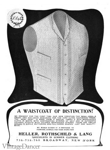 1903 white vest