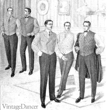 1903 mens vest and trousers