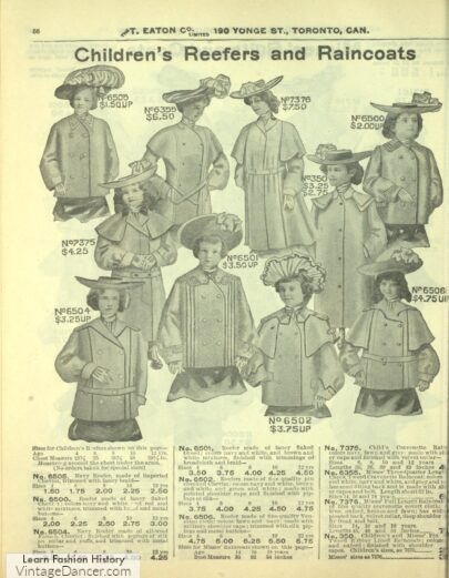 1904 women coats and jackets Edwardian
