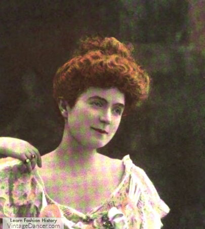 1904s Hairstyle women Edwardian era