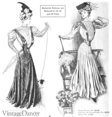 1905 jumper skirts Edwardian