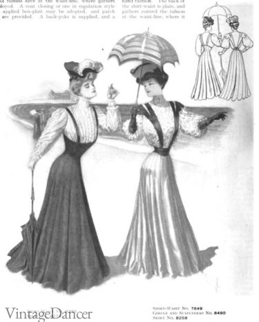 Edwardian Skirts History &#8211; 1900 &#8211; 1910s, Vintage Dancer