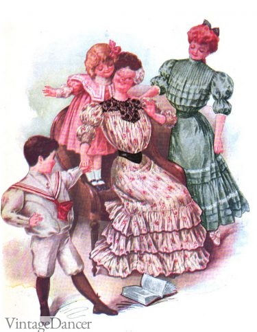 1905 wash dress for busy mothers