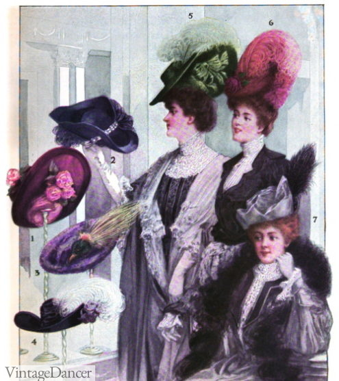 Womens Edwardian Hats History (Titanic Era)