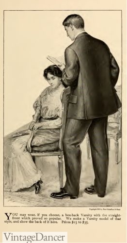 1905 Schaffner ventless back suit