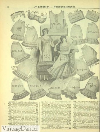 Edwardian 1906 petticoats