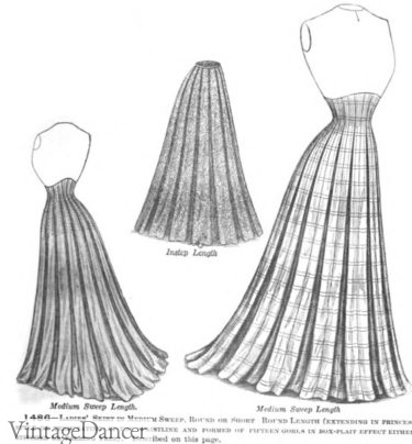 1906 Princess waist skirts (corset style waist)