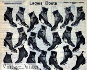 edwardian ladies boots