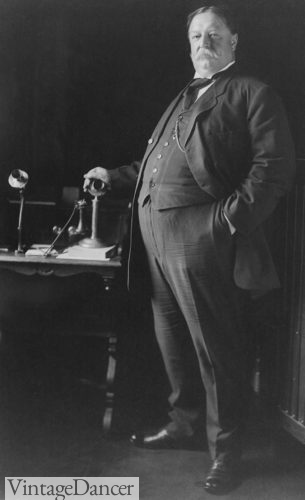 1907 William Taft vintage big and tall Edwardian men