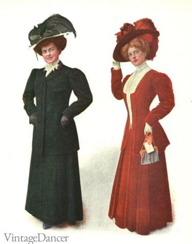 1907 Edwardian plus size fashions Edwardian era