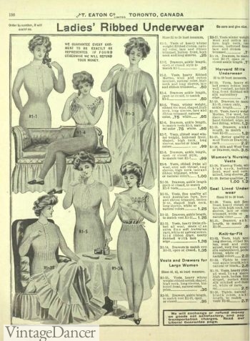 1907 winter long underwear