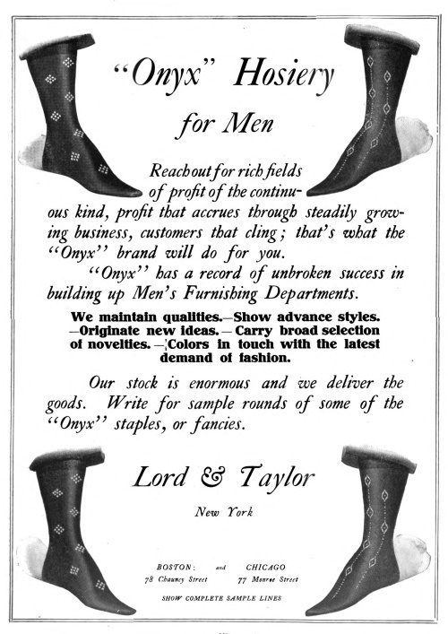 Vintage Men's Socks History1900 to 1960s