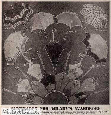 1908 parasols  Edwardian