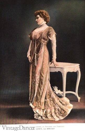 1908 tea gown