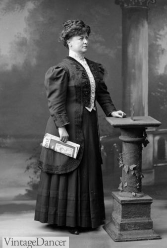 1909 Miss Lambert Edwardian plus size woman fashion and clothing
