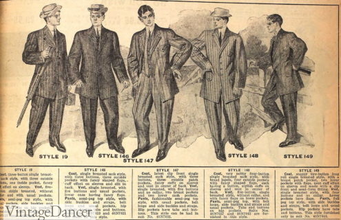 1909 teen boys suits teenager men