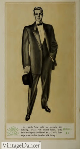 1902 tuxedo suit Edwardian Titanic era