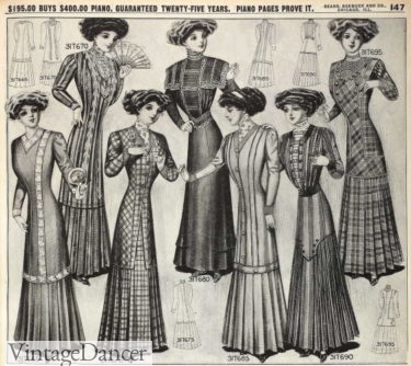 1910 middle class catalog dresses