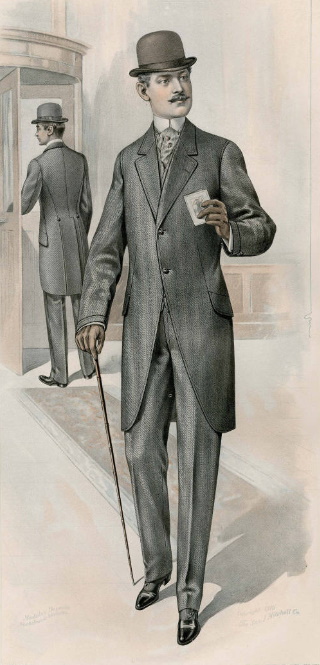 1900s Men's Suits, Frock, Cutaway History