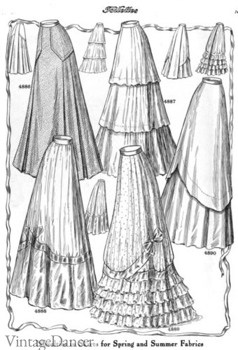 1910 circular skirts