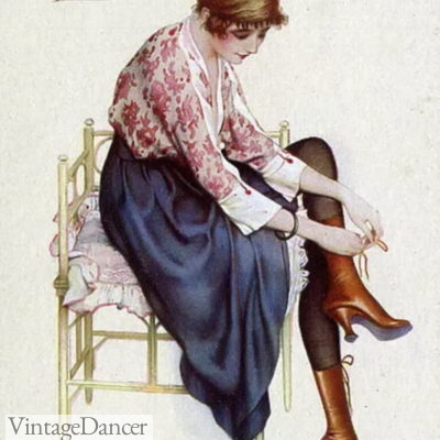 1910 women shoes boots footwear women ladies titanic shoe styles Edwardian Fashion history