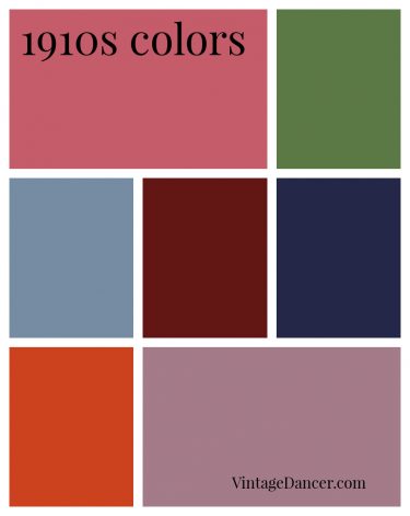 1910s colors for women