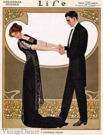 1911 Formal Dinner Dress, Titanic Fashion