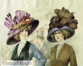 1911 Large picture hats