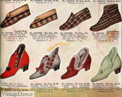 1911 house slippers and Juliet boots