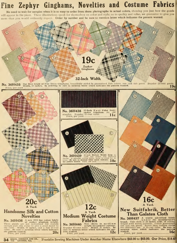 Edwardian Fabric & Fashion Colors 1900-1919, WWI, Titanic